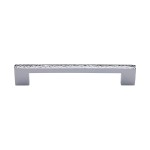 M Marcus Heritage Brass Cabinet Pull Metro Hammered Design 160mm Centre to Centre